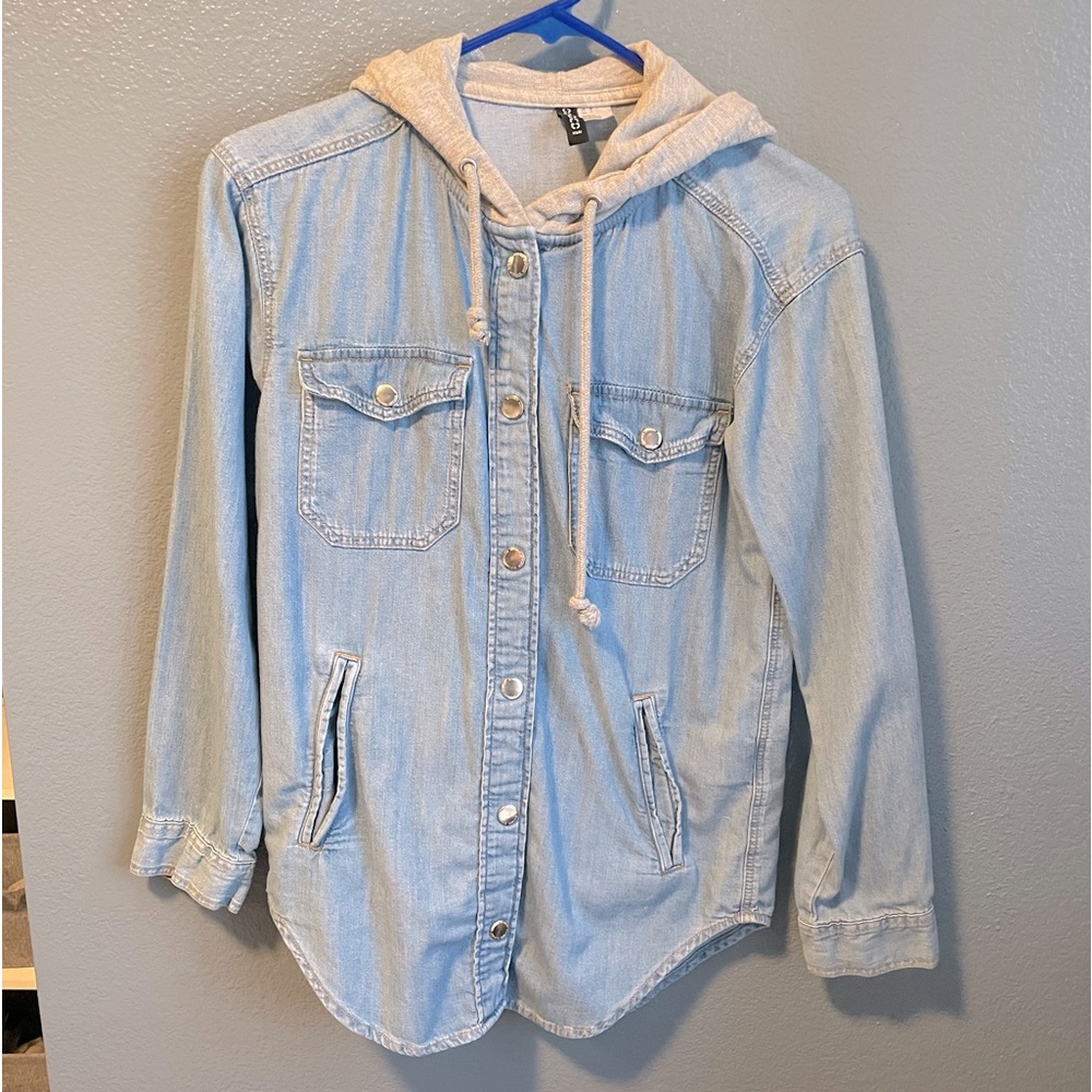 h&m jean top